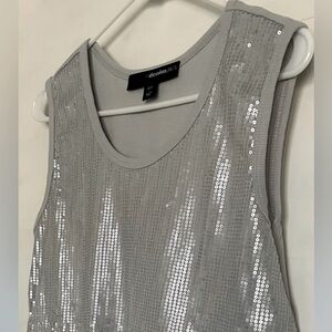 Sleeveless Sequin Top by Denim 24/7, Size 18-20